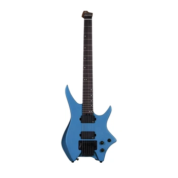 Безголова електрогітара HILS HN5 S/MEB (Satin Metallic Electric Blue)