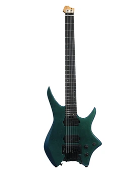 Безголова електрогітара HILS HN6 G/CG (Gloss Cosmic Green Chameleon)