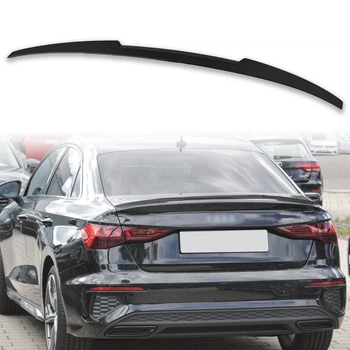 Спойлер багажника Audi A3 S3 8Y 2021+ M4 стиль черный глянец