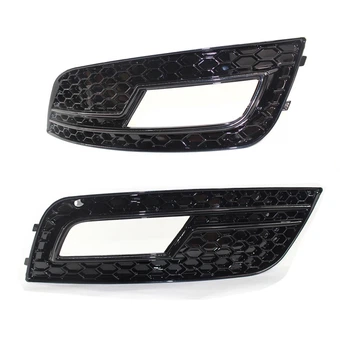 Решетка переднего бампера Audi A4 B8 2012-2016 Black