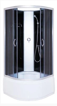 Душевой бокс KOПO 6021 G 90×90×195 см с глубоким поддоном и тонированным стеклом