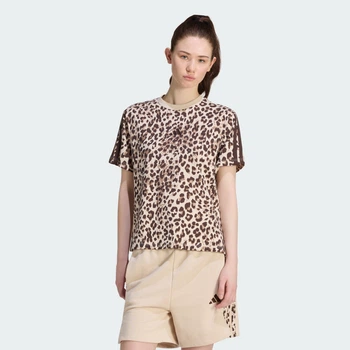 Женская футболка Seasonal Essentials Animal Print adidas KH1549 (XS) Разноцветный-1 (4069993155605)