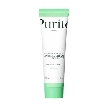 Purito Seoul Wonder Releaf Centella Cream Unscented - Крем без запаху з екстрактом центелли азіатської, 50ml