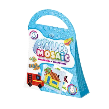 Набор для творчества аквамозаика 6 схем 8 цветов для детей Danko Toys MC-7731
