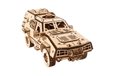 Пазлы механические 3D Боевая машина Дозор-Б 300 деталей для сборки Ugears MC-6844