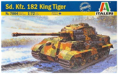 Сборная модель тяжелый танк Sd.Kfz.182 KING TIGER 1:72 пластик для коллекционирования MC-7178