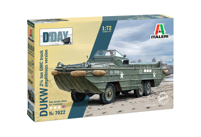 Сборная модель транспорт-амфибия DUKW 1:72 для сборки пластик Италия MC-8787