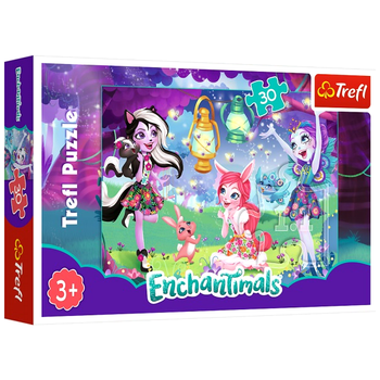 Пазли 30 елементів Магічний світ Enchantimals для дітей Trefl MC-5500