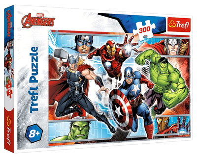 Пазли 300 елементів для дітей Месники Marvel 60х40 см картон Trefl MC-5822