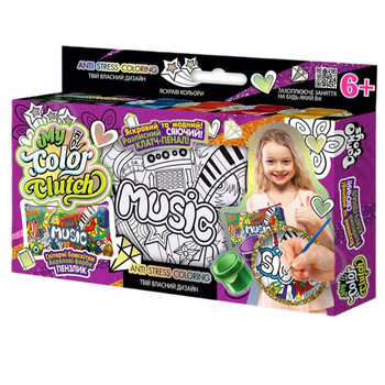 Набор для творчества пенал раскраска 6 цветов для детей Danko Toys MC-8828