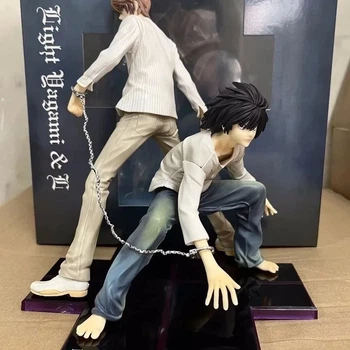 Фигурка Death Note Тетрадь смерти Лайт Ягами Кира и L Рюдзаки 22 см