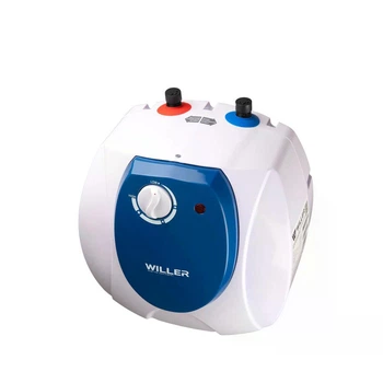 Бойлер WILLER PU6R Optima Mini під мийкою циліндричний 6 л білий колір мокрий тен 1,5 кВт.