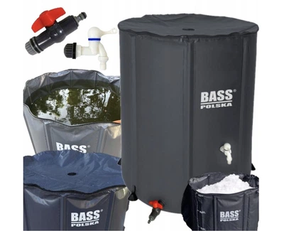 Бочка для дождевой воды 390 л Bass Polska BH 79987 складной резервуар с краном