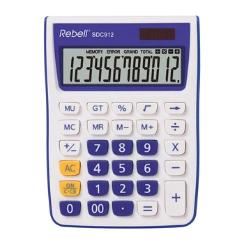 Калькулятор компактный настольный Rebell SDC 912 VL