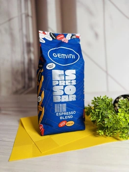 Кава Gemini Espresso насичена 1кг