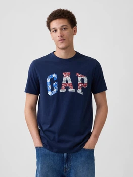 Футболка хлопковая мужская GAP 779317123 M Синяя (1160672781)