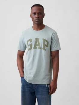 Футболка хлопковая мужская GAP 620362289 XL Зеленая (1160775521)