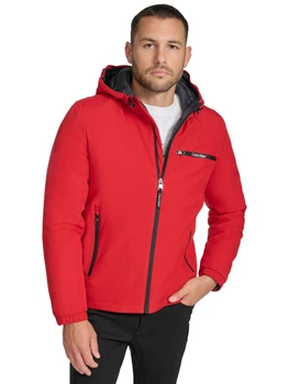 Куртка демисезонная с капюшоном мужская Calvin Klein 620829080 L Красная (1160702015)
