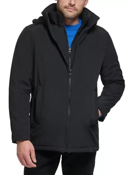Куртка демисезонная с капюшоном мужская Calvin Klein 990420956 M Черная (1160708708)