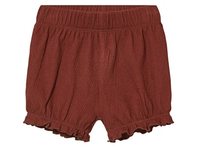Шорты муслиновые для девочки Lupilu LYCRA® 477486 074-80 см (6-12 months) Коричневый