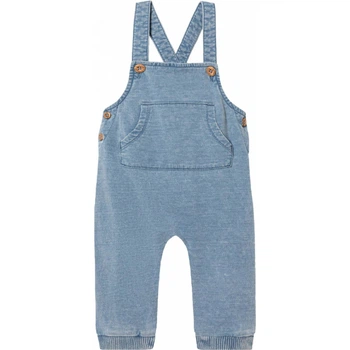 Напівкомбінезон бавовняний для хлопчика Lupilu LIDL 435197 074-80 см (6-12 months) блакитний
