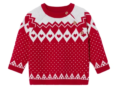 Джемпер с принтом для девочки Lupilu LYCRA® 461625 074-80 см (6-12 months) Красный