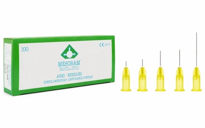 Голка для ін'єкцій мезотерапії Mesoram 30Gх13 100 штук