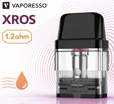 Картридж сменный для электронной сигареты Vaporesso XROS 1.2 ohm с верхней заправкой на 2мл
