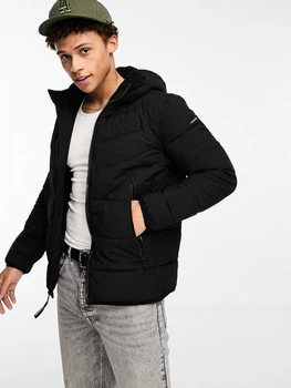 Куртка зимова коротка чоловіча Calvin Klein 271968188 2XL Чорна (1160922096)