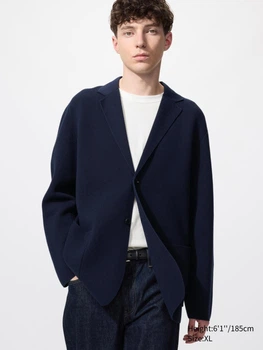 Кардиган чоловічий Uniqlo 303018010 3XL Синій (1160777992)