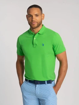 Поло довге чоловіче U.S. Polo Assn 240052002 XL Зелене (1160824124)