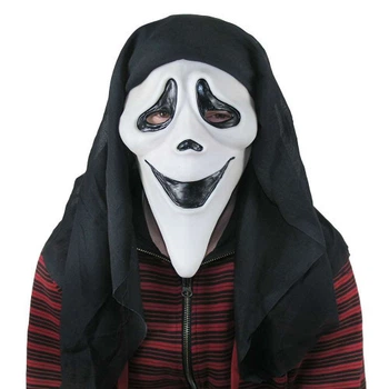 Маска резиновая на Halloween Крик улыбается 30 см 1KMR-0517
