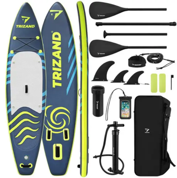 SUP-доска 350 см Trizand 180 кг надувная SUP-доска с насосом и веслом для водных прогулок