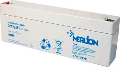 Акумуляторна батарея MERLION AGM 12 V 2.3Ah (GP1223F1)
