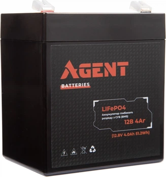 Аккумуляторная батарея Agent 12.8V 4Ah LiFePO4 (IFM12-40E2)