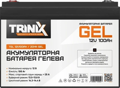 Акумуляторна батарея Trinix GEL 12V 100Ah (44-00011)