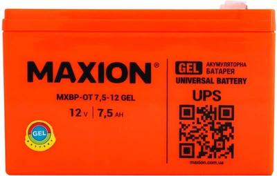 Аккумуляторная батарея Maxion MXBP-OT 7.5-12 GEL