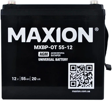 Аккумуляторная батарея Maxion MXBP-OT 55-12 AGM