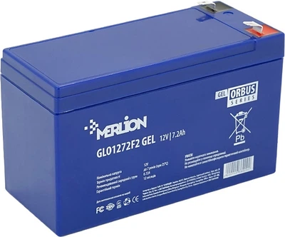 Аккумуляторная батарея MERLION ORBUS GLO1272F2 GEL 12V 7.2Ah (YT38029)