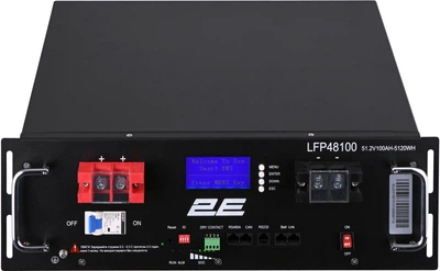 Аккумуляторная батарея 2E LFP48, 48В, 100А•ч, 19” LCD 16S (2E-LFP48100-LCD)