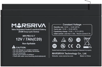 Аккумуляторная батарея MARSRIVA AGM 12V 7Ah (MR-PBU12-7)