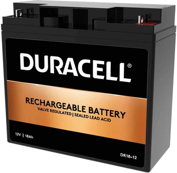 Акумуляторна батарея Duracell | 12V 18Ah | AGM (DR18-12)