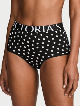 Трусики сліпи жіночі бавовняні Victoria's Secret 338650789 L Чорні (1160819083)