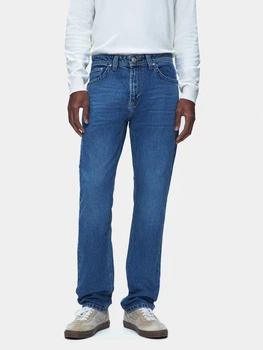 Мужские синие джинсы Straight Fit размер 32/32