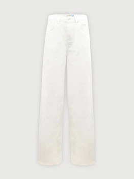 Женские белые джинсы wide leg размер 27