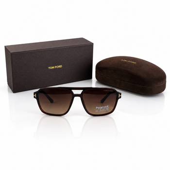 Солнцезащитные очки POLARIZED TF-P00542 C2 Brown Gradient Коричневые