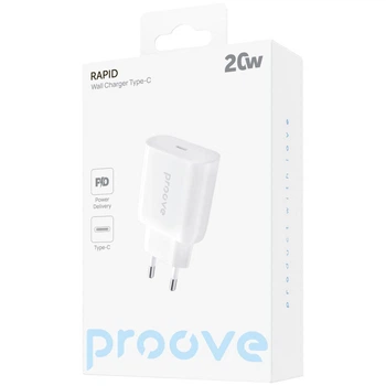 СЗУ Proove Rapid 20W (Type-C) white