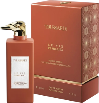Woda perfumowana unisex Trussardi Le Vie Di Milano Passeggiata In Galleria Vittorio Emanuele II 100 ml (8058045423430)