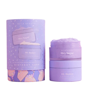 Подарочный набор для ухода за телом «Праздничный торт» NCLA Beauty Birthday Cake Body Care Discovery Set, 2 в 1