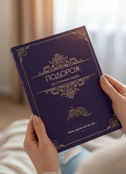 Книга для збереження спогадів мами «Мама, розкажи мені про себе» Подарунок для мами